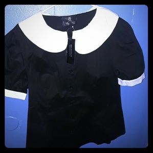 Restyle blouse goth/rockabilly